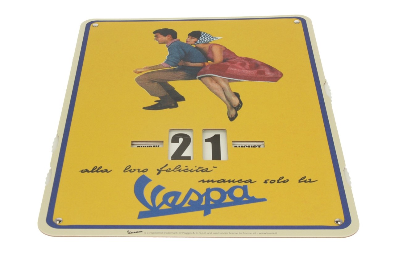 Calendario sin fin Vespa