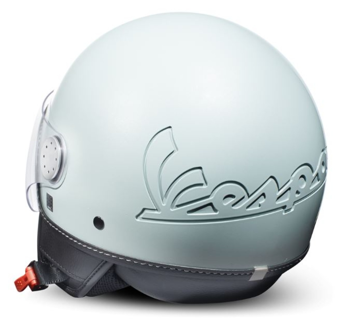 Casco jet Vespa, Vespa Visor LangHe, latte menta (350/A) - L2