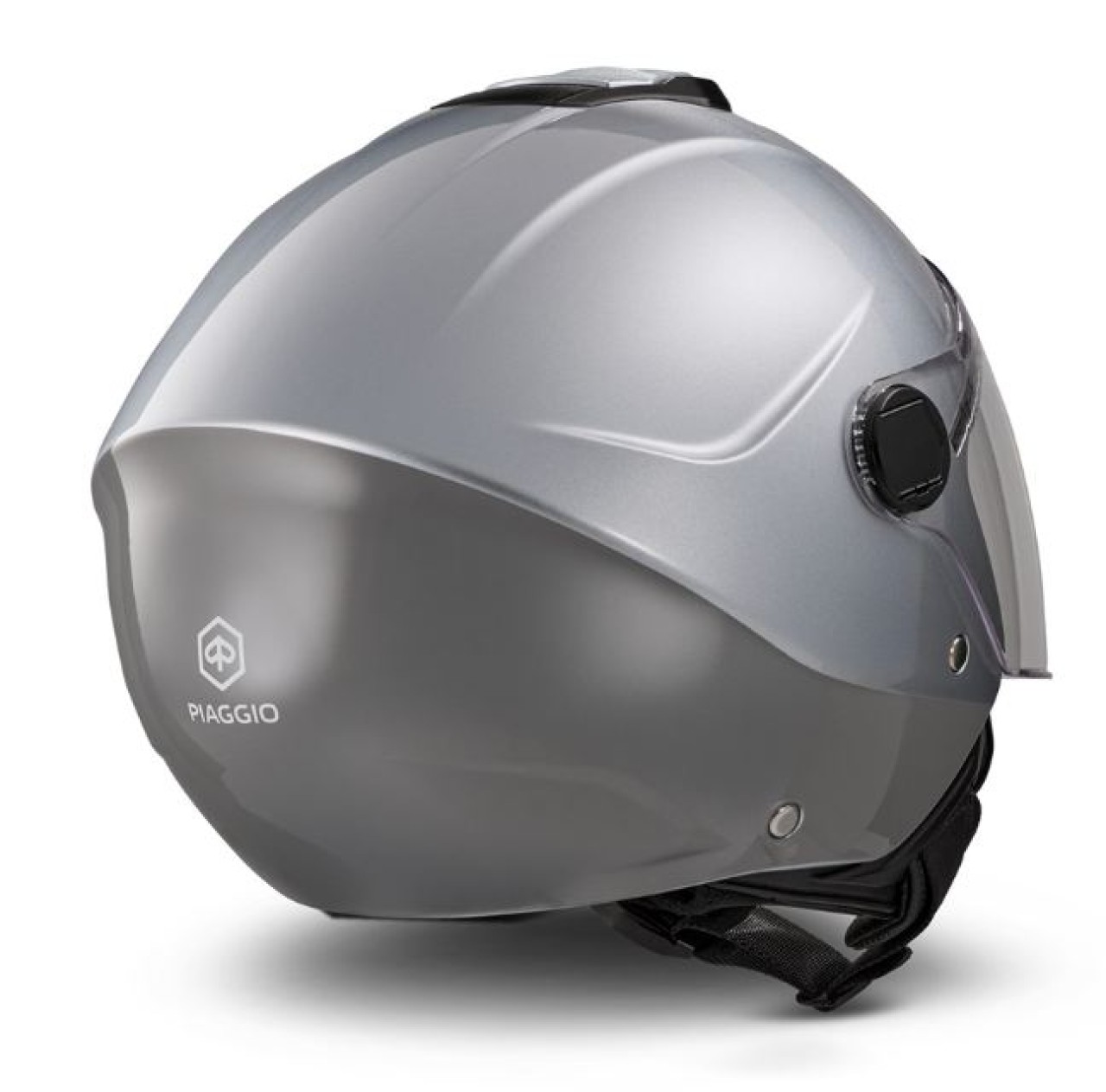 Casco jet Piaggio Demi Jet UL01 gris brillante