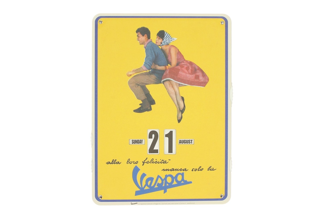 Calendario sin fin Vespa