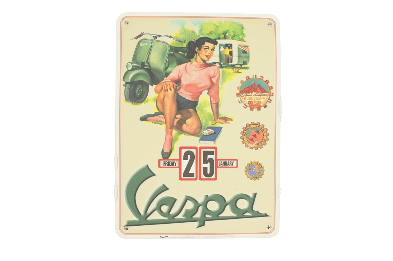 Calendario sin fin Vespa