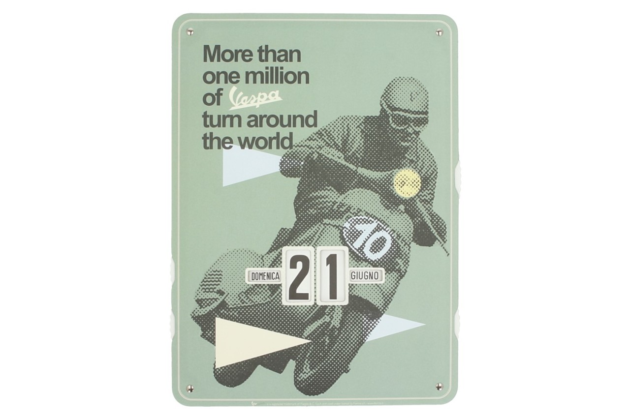 Calendario sin fin Vespa