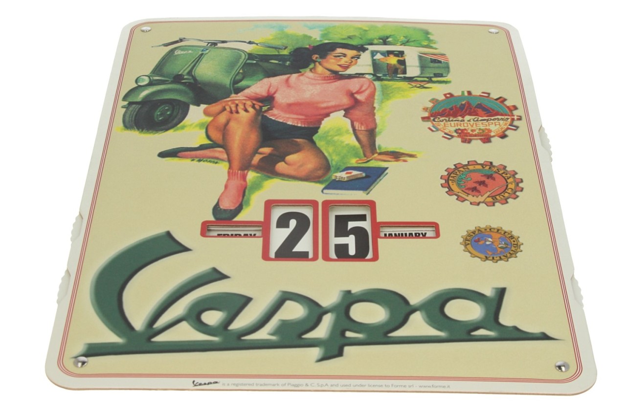 Calendario sin fin Vespa