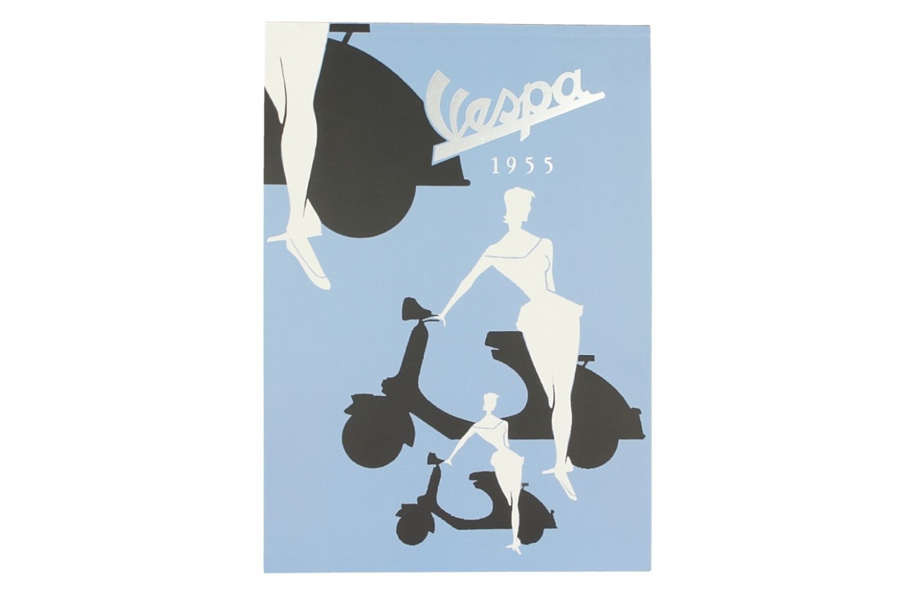Bloc de notas Vespa DIN A4, Vespa 1955